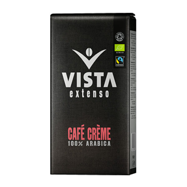 Kohvioad VISTA Cafe Creme 1000g ORGAANILINE MAHETOODE