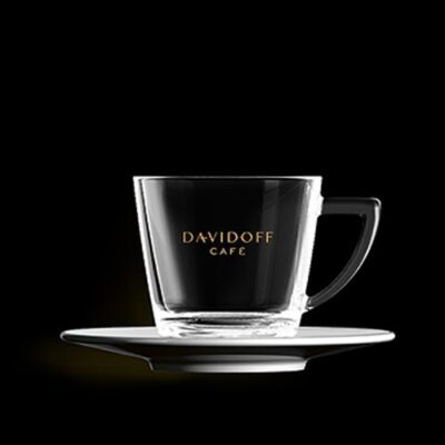 Espresso klaas alustaldrikuga DAVIDOFF  85ml