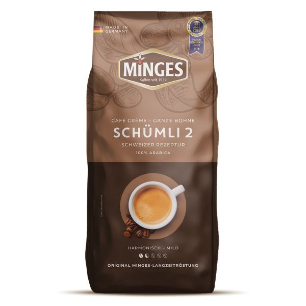 Kohvioad MINGES Schümli 2 1000g 1