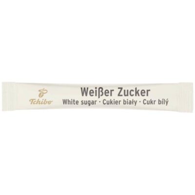 Suhkrustick / suhkrupulk Tchibo (valge kristallsuhkur)  4g x 250tk