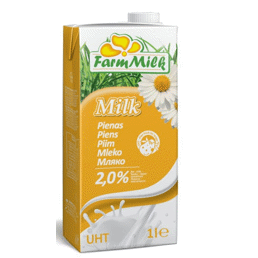 Piim Farm Milk 2% UHT kõrgpastoriseeritud 1.0L